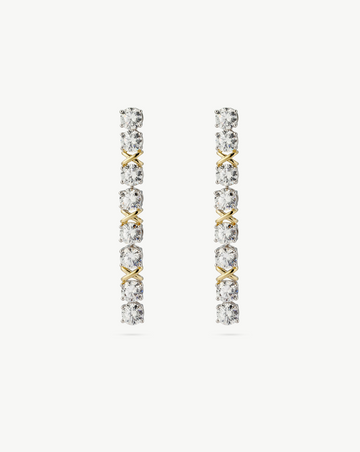 Duo Linear Drop Earrings MOSSETTA jewelry