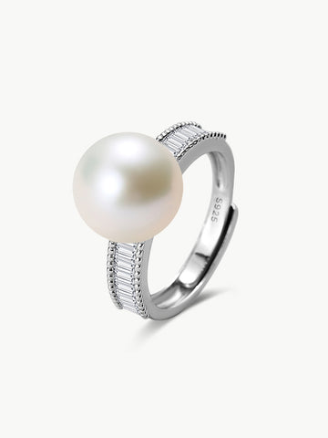 Luster Sparkle Pearl Ring MOSSETTA Jewelry