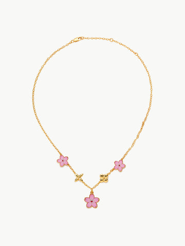 Blossom Petal Necklace MOSSETTA Jewelry