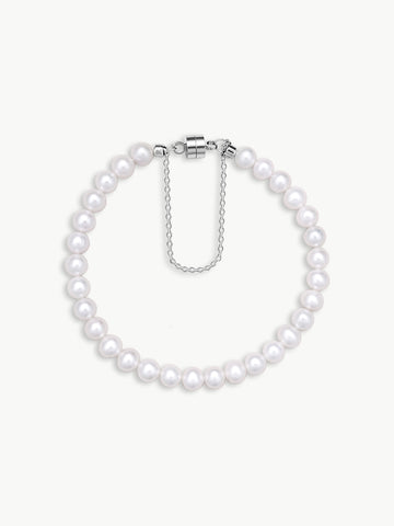 Pearl Luster Magnetic Bracelet MOSSETTA Jewelry