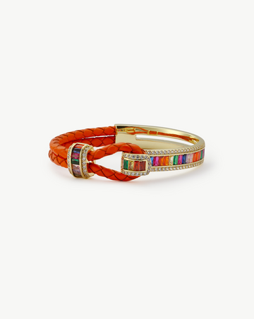 Elisa Orange Rainbow Bracelet MOSSETTA Jewelry