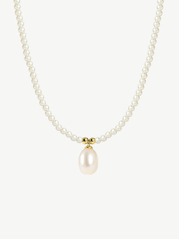 Simple Beaded Necklace  MOSSETTA Jewelry