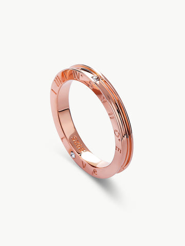 Roman Script Ring MOSSETTA Jewelry