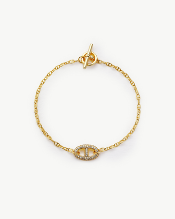 Aiden Pavé Link Bracelet MOSSETTA Jewelry