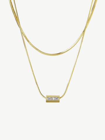 Double Layered Choker Necklace