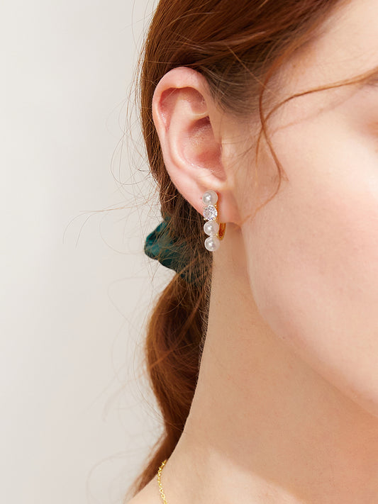 Beaded Simple Earrings