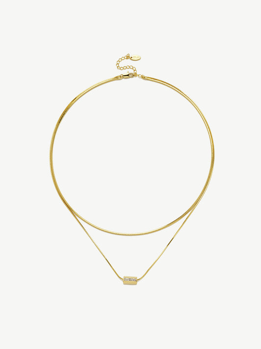 Double Layered Choker Necklace
