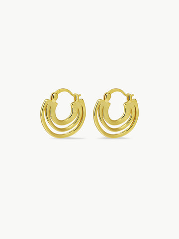 Nouveau Hoops Earrings MOSSETTA Jewelry