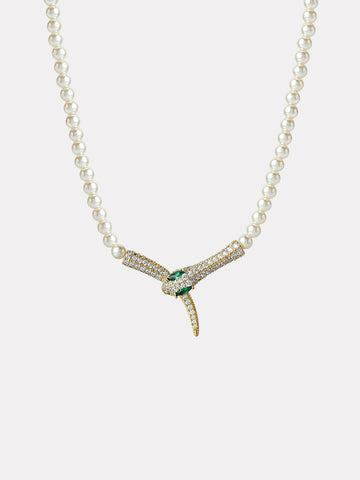 Fine Serpent Necklace MOSSETTA Jewelry