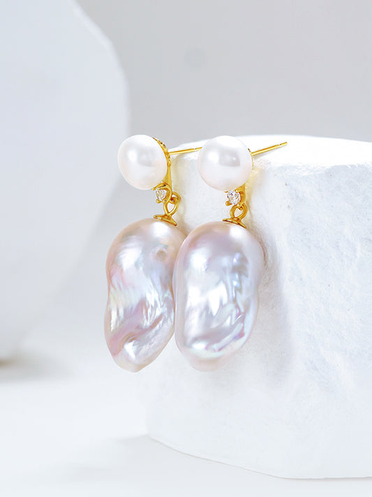 Baroque Pearl Earrings