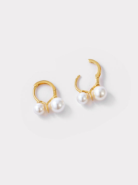 Pearl Duet Snaps Earrings