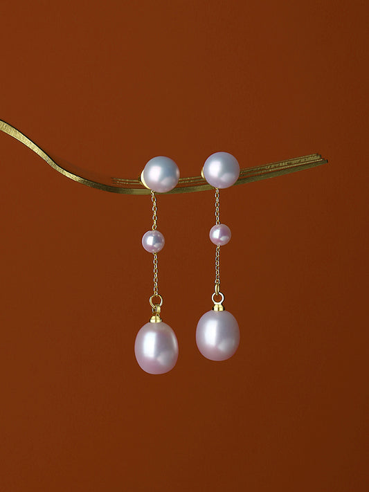 Multi  Pearl Earrings