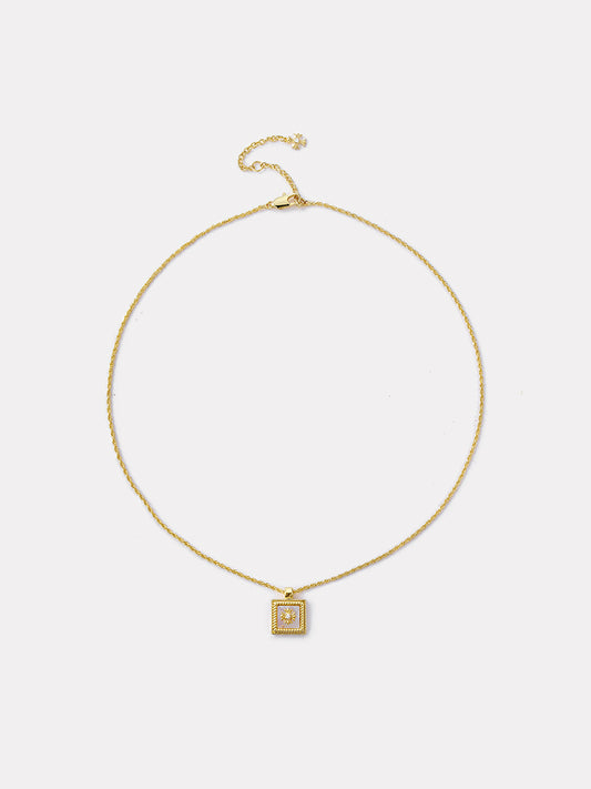 Square Pendant Necklace
