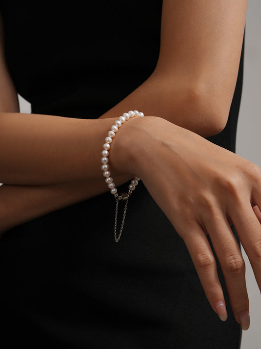 Pearl Luster Magnetic Bracelet MOSSETTA Jewelry