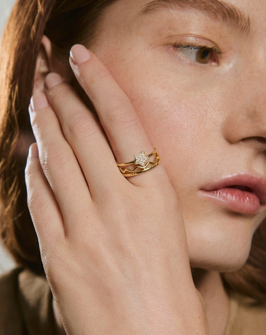 Starry Wave Stacking Set MOSSETTA Jewelry