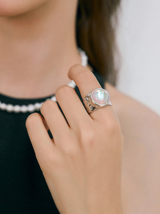 Lunar Glow Ring MOSSETTA Jewelry