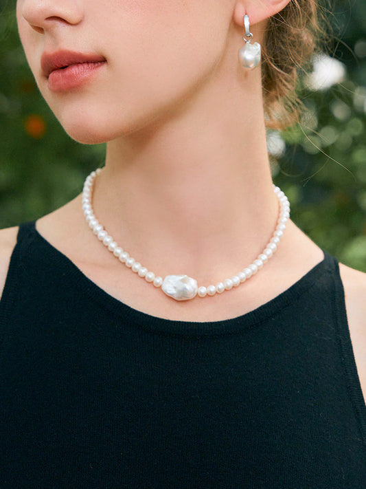 Clara Pearl Necklace MOSSETTA Jewelry