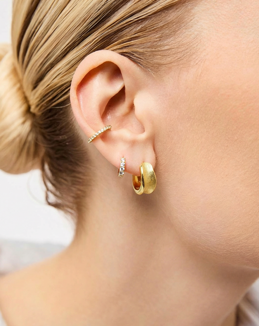 Canyon Folded Huggies MOSSETTA jewelry