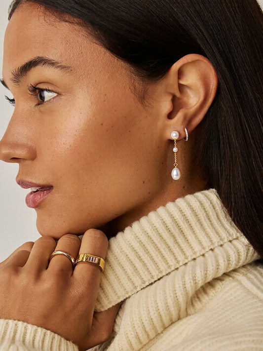 Multi  Pearl Earrings MOSSETTA Jewelry