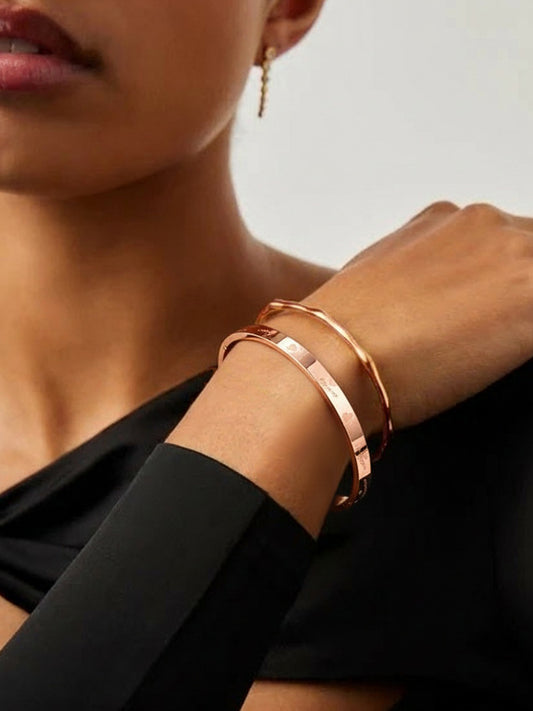 Love Note Engraved Bangle MOSSETTA Jewelry