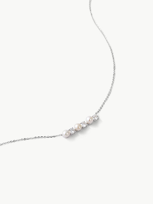 Lumina Pearl Adjustable Necklace  MOSSETTA Jewelry