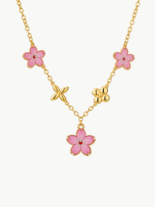Blossom Petal Choker Necklace