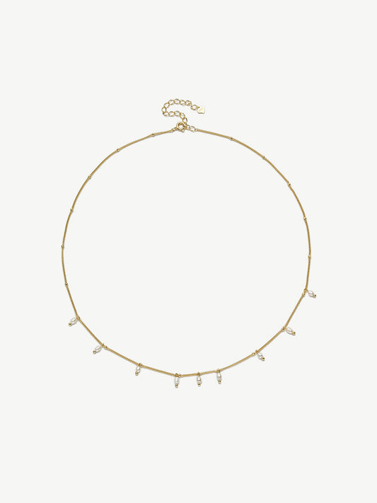 Star Talk Beaded Tassel Necklace  MOSSETTA Jewelry